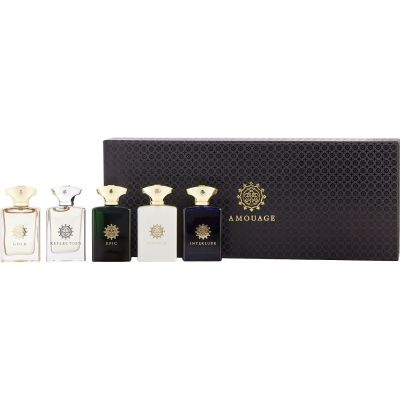 AMOUAGE VARIETY SET 5 PIECES WITH GOLD REFLECTION EPIC