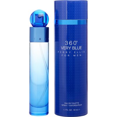 PERRY ELLIS 360 VERY BLUE - EDT SPRAY 1.7 OZ