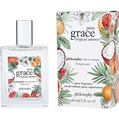 Philosophy Pure Grace Tropical Summer Eau De Toilette 2 Oz