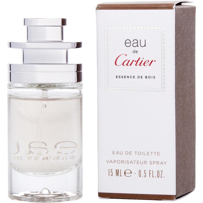 EAU DE CARTIER ESSENCE DE BOIS EDT SPRAY 0.5 OZ