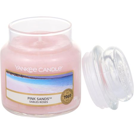 YANKEE CANDLE - PINK SANDS SCENTED SMALL JAR 3.6 OZ